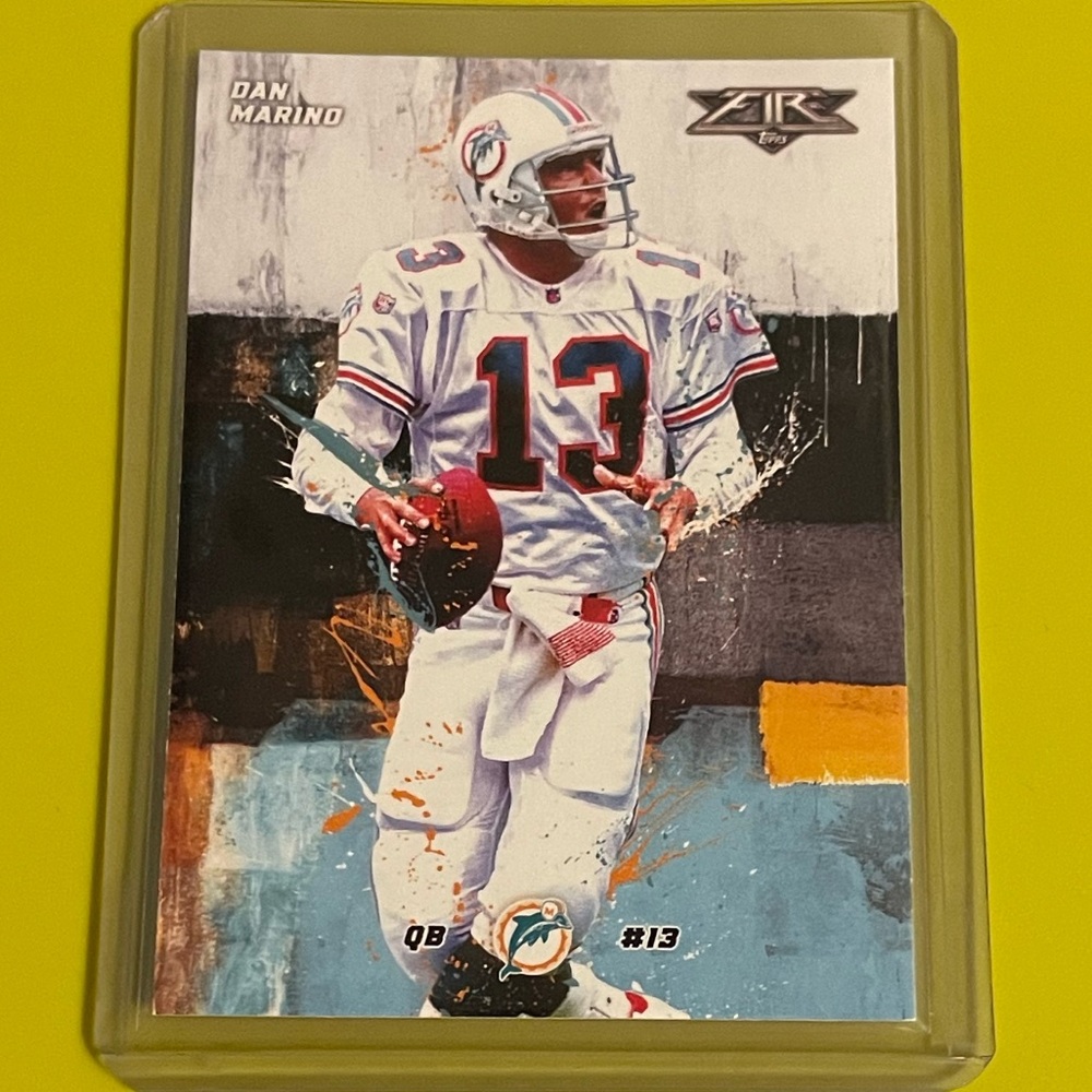 Dan Marino #17 2015 Topps Fire Football Trading Card
